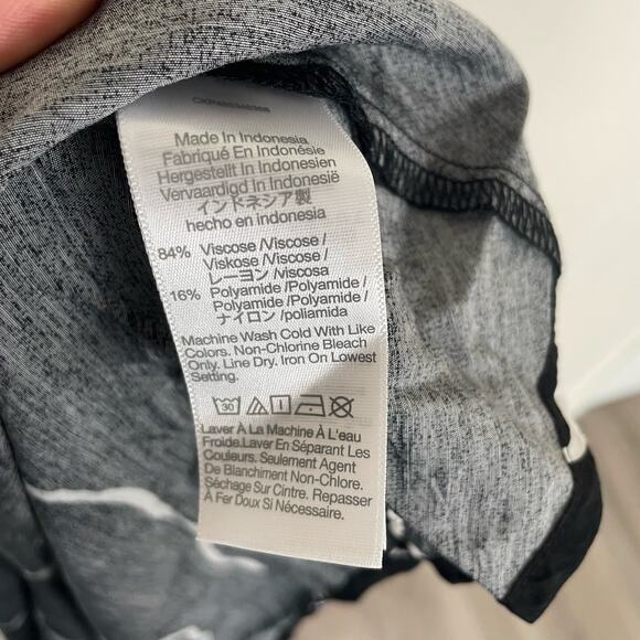 Madewell The Layton Midi Slip Squiggle Print Stretchy Dress US Women's 10 New - Picture 5 of 7